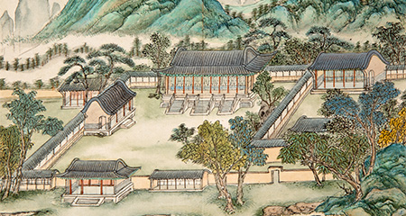 书弘历再题避暑山庄三十六景诗并绘图小册